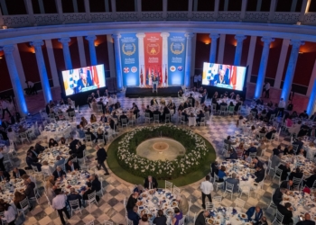 On Wednesday, May 29, 2024, a farewell dinner was held at the Zappeion which concluded the 4th Archon International Religious Freedom Conference in Athens, Greece.  The keynote speaker was Evangelos Venizelos, Former Deputy Prime Minister of Greece–Professor of Constitutional Law at the Aristotle University of Thessaloniki.