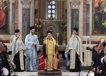 Δοξολογία για την επέτειο της 28ης Οκτωβρίου,  στην Μητρόπολη της Αθήνας παρουσία εκπροσώπων της κυβέρνησης, της Βουλής, της τοπικής αυτοδιοίκησης και της στρατιωτικής ηγεσίας, την Τρίτη 28 Οκτωβρίου 2025. (EUROKINISSI/ΓΙΩΡΓΟΣ ΚΟΝΤΑΡΙΝΗΣ)