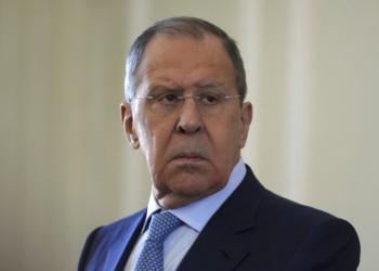 Russian Foreign Minister Sergey Lavrov listens to a question during a joint press briefing with his Iranian counterpart Hossein Amirabdollahian in Tehran, Iran, Thursday, June 23, 2022. (AP Photo/Vahid Salemi)